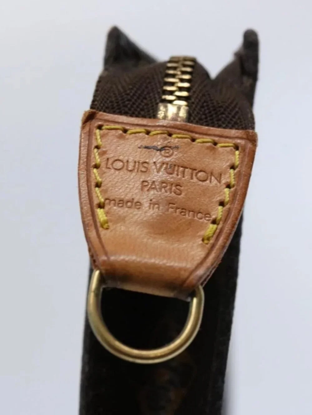 LOUIS VUITTON Monogram Bucket PM Accessory Pouch LV Auth am5497